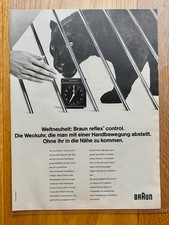 Braun reflex control Weckuhr