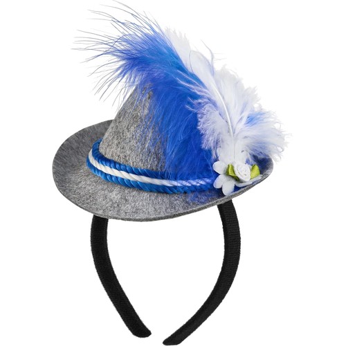 Mini seppelhut haarreif blau - haarreif,