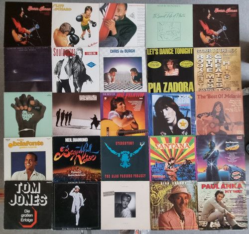 25x vinyl rock pop weitere - 25x, rock/pop/weitere