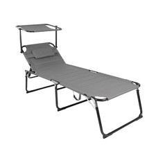 XXL Aluminium Gartenliege