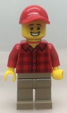 LEGO ® Minifigur City Town Popcorn Cart Verkäufer Vendor Set  30364 - cty0982