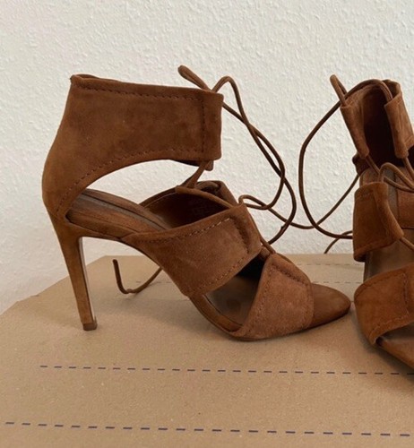 Zara leder stiefeletten - zara,