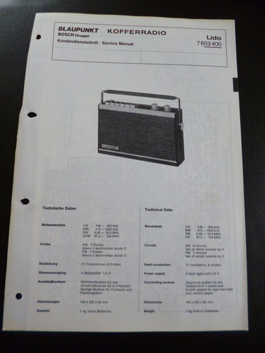 Original service manual - original,