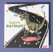 Dinosaurier T-Rex auf