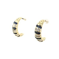 14kt yellow gold hoop ladies