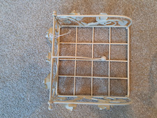 Serviettenhalter, Serviettenspender, creme, Metall, Rosendekor, edel, Neu u OVP