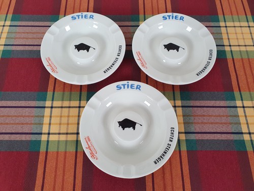 3er set aschenbecher stier - 3er,