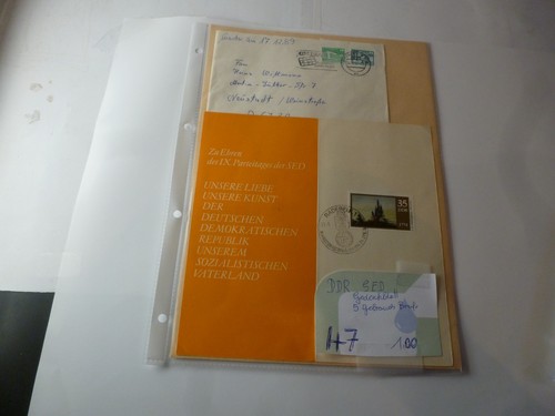 Ddr ganzsachen gebr briefe - ddr, gebr.