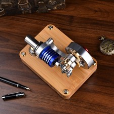 Stirlingmotor  Koaxiales Präzisionsmodell aus CNC-Metall,20 mm Zylinder