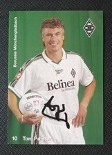 14970 Toni Polster Mönchengladbach Autogrammkarte original signiert