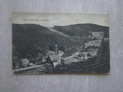 Oberwildenthal erzgebirge - ak,