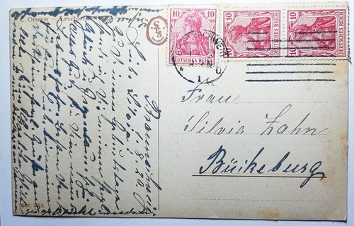 Deutsches reich postkarte - deutsches, mit