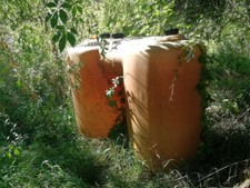 1000 Liter Wasser oder Öl Fäss/Tank braun