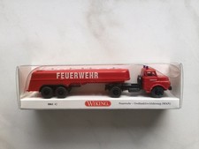 Wiking 1:87 LKW A.S.S MAN Großtanklöschfahrzeug Feuerwehr Sattelzug 0861 42 OVP