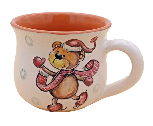 Handarbeit keramik tasse teddy - handarbeit,
