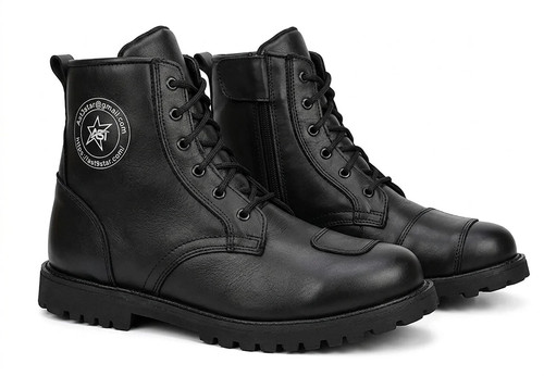 Herren leder sneaker motorrad - herren,