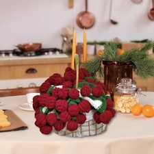 Rosenstrauß-Decke mit 68