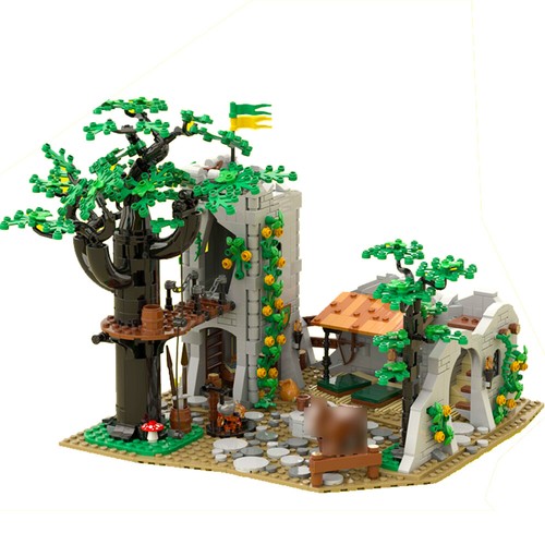 Wald männercamp auf einer - wald-männercamp,