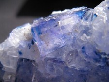 blaues Steinsalz  / Halit  (2) - Kaliwerk Wintershall, Heringen, Hessen