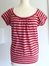 by LYSGAARD T-shirt - Baumwolle gestreift rot/rosé M/38