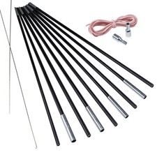 Fiberglas Zeltstange 12,7/ 11/ 8,5/ 7,9 mm Zeltgestänge Ersatzstangen für Zelte