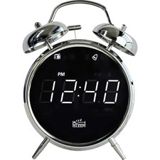 Silva Schneider URW 240 Radiowecker  UKW, USB  Weckfunktion Chrom-Schwarz