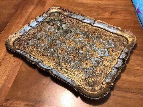 Florentiner tablett gold - florentiner,