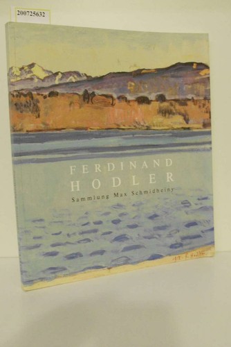 Ferdinand hodler sammlung max - ferdinand,