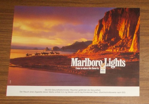 Seltene werbung marlboro - werbung,