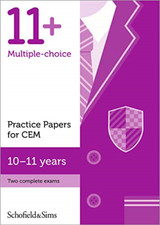11+ Practice Papers for CEM, Ages 10-11 - Wallet or folder NEW Sims, Schofield 1