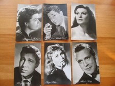 6 Autogrammkarten /50er-Jahre