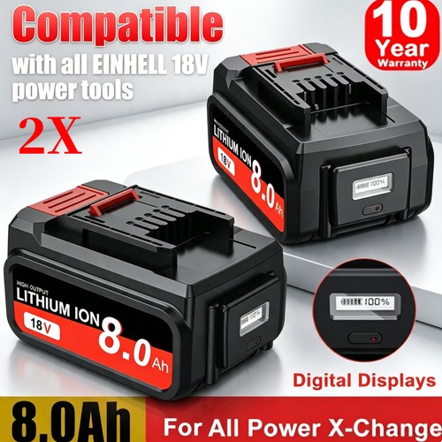 Für einhell 18v 0ah - für, 8,0ah