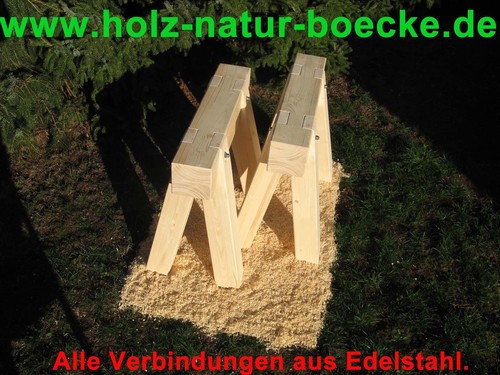 Holzböcke neu mit - x,