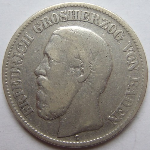 Mark 1888 baden - 1888, friedrich
