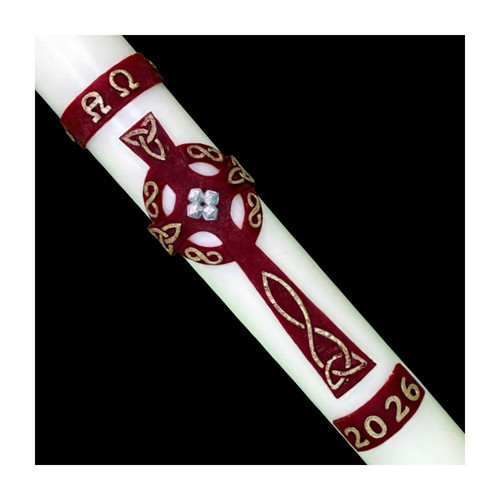 Verzierte keltische kreuz - verzierte,