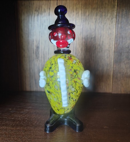 Clown murano mit gelbem korpus - murano,