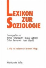 Lexikon zur Soziologie von not specified | Buch | Zustand gut