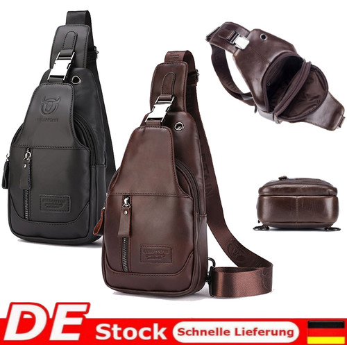 Brusttasche echt leder - echt,