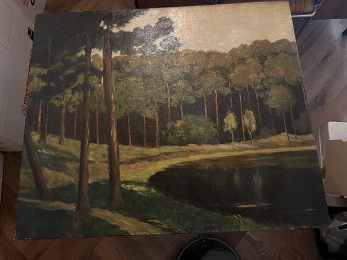 ölgemälde waldsee - Ölgemälde,