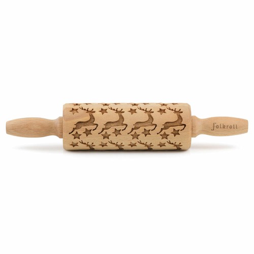 Folkroll teigrolle rentier - folkroll,