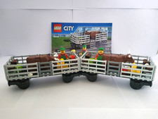 2 x Lego City Eisenbahn Anhänger 60052 60198 60098 3677 7939 RC IR
