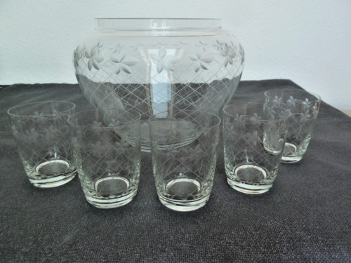 Bowle mit gläser - gläser, set