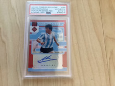Diego Maradona Donruss  2021/2022 signatur PSA 10 auto Panini 27/49 RED