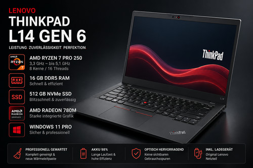 Lenovo thinkpad l14 ryzen - ryzen, 7