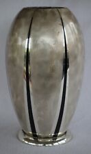 WMF IKORA Turmmarke - Vase Metall 23,6 cm / Bauhaus Design Art Deco  (A371)