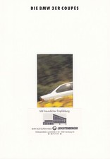 BMW 3er COUPE E36 318is 320i 325i Youngtimer Prospekt Brochure 1992 M