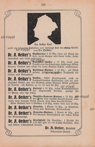 Oetker bielefeld 1907 - -,