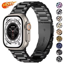 Edelstahl Metall Armband für Apple Watch 11 10 9 8 7 6 5 4 SE3 42mm-49mm Ultra 3