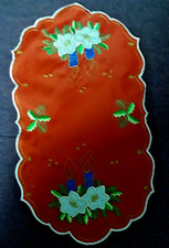 Weihnachtsdeckchen rot 23 - 43, x