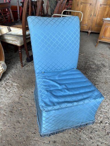 Vintage blau schlafzimmerstuhl - vintage,